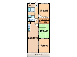 ﾏﾝｼｮﾝﾓﾝﾄﾚ-の物件間取画像